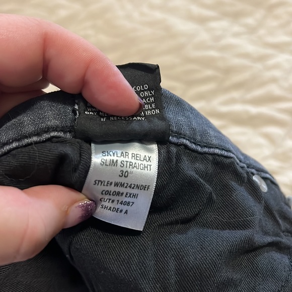 Hudson relaxed slim straight grey jeans - Picture 5 of 5